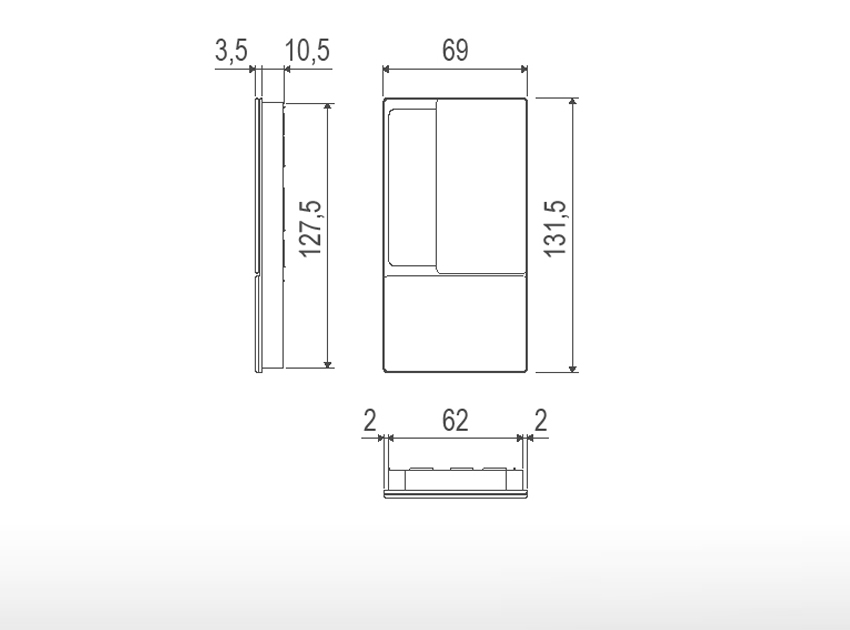 WAVE | Kit for wooden sliding door