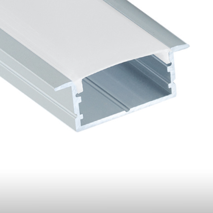 Perfil embutir LED - para painéis decorativos de parede